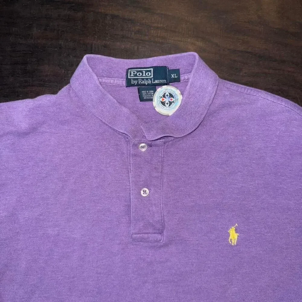 Vintage Polo-Ralph-Lauren Men's Polo Size XL